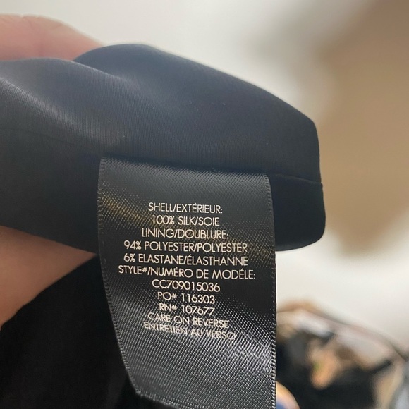 alice+olivia Cabot Cold-Shoulder Ruffle Silk Top - Picture 5 of 6